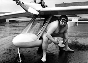 A picture from a series of humurous novelty images taken by Sunday People photographer