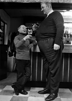 A picture from a series of humurous novelty images taken by Sunday People photographer