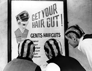A picture from a series of humurous novelty images taken by Sunday People photographer