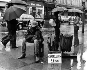 00491 Prints: A picture from a series of humurous novelty images taken by Sunday People photographer