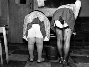 00491 Prints: A picture from a series of humurous novelty images taken by Sunday People photographer