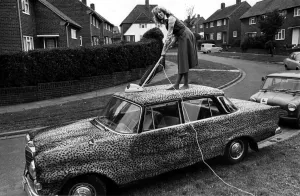 00491 Prints: A picture from a series of humurous novelty images taken by Sunday People photographer