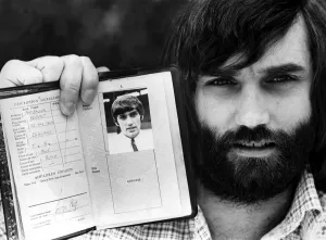 A picture from a series of images taken by Sunday People photographer Dennis Hutchinson