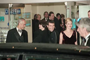 Night Prints: Picture shows Antonio Banderas with his wife Melanie Griffith The Royal Gala Film