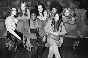 Images Dated 21st February 1970: Picture shows some of the cast of Hair, The Musical. Far left is actor