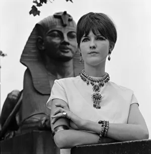 Statue Prints: Picture shows Cathy McGowan (taken BEFORE she was a presenter on the Ready Steady Go