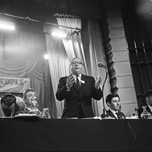 Talking Prints: Picture shows Frank Byers, (Lord Byers) Liberal Party Politician