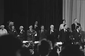 Picture shows Frank Byers, (Lord Byers) Liberal Party Politician attending the 1970