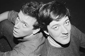 Comdian Prints: Picture shows Huge Laurie (left) and Stephen Fry (right
