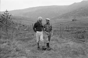 Capel Curig Prints: Picture shows Lord Hunt (left) and Sherpa Tensing Norgay (Sherpa Tenzing Norgay