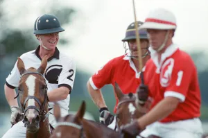 Horse Prints: Picture shows Major James Hewitt (wearing white shirt number 2)
