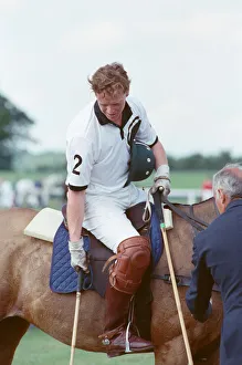 01049 Prints: Picture shows Major James Hewitt (wearing white shirt number 2)