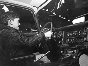 Motoring Prints: Picture shows Peter James (8 years old) from Wallington, Surrey