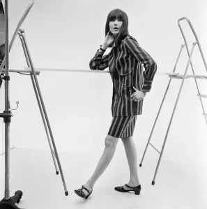 Picture shows Ready Steady Go! presenter Cathy McGowan in a fashion shoot