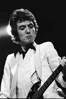 Images Dated 12th August 1972: Picture shows Ronnie Lane, bass player with The Faces. The Faces featuring
