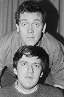 01000 Collection: Picture shows Stephen Fry (buttom) and Huge Laurie (above)