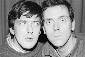 Comdian Prints: Picture shows Stephen Fry (left) and Huge Laurie (right)