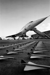 Pictured on the airfield at Fairford, Gloucestershire the home B. A