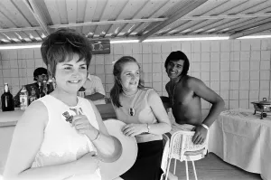 Pictured in Las Vegas, Nevada are Janet Lovegrove and Gillian Mason