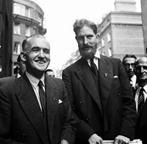 00657 Prints: Pictured, Philip Kinghorn Burbridge with Mr Austen Brooks (with beard)