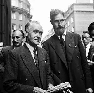 Pictured, Philip Kinghorn Burbridge with Mr Austen Brooks (with beard)