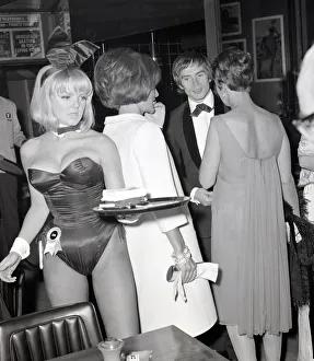 Pictured at the preview party at the london playboy club is Russian Ballet dancer Rudolph
