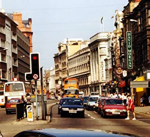 Pictured is traffic on St Mary Street in 1996 which is causing pollution