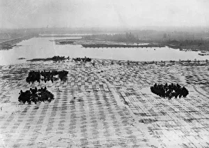 01453 Prints: Pictures taken yesterday on 11th April 1945 showing RAF bomb damage at Hanover