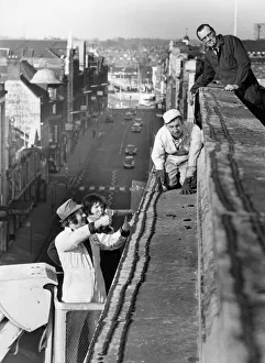 Pigeons in danger of a slip up. A bid to clean up part of Leicester around the Lloyds
