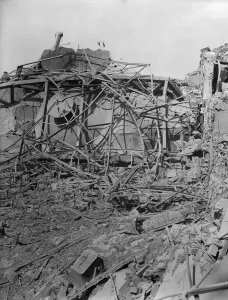 01472 Prints: A pile of rubble is that all that remains of Lozells Picture Theatre that stood