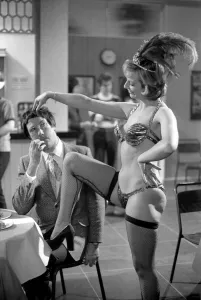 Pinewood Studios for film nCarry on Behindi: Jenny Cox a comedy actress who had to learn