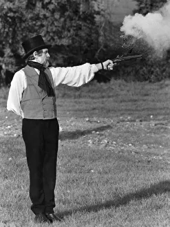 Aiming Prints: Pistols at Dawn: Dr. Michael Carson and John Barnard fought a duel t over the honour of