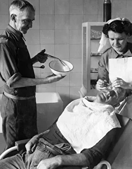 Check Up Prints: Another pithead medical centre has been opened at Coegnant Colliery in the Llanfi Valley