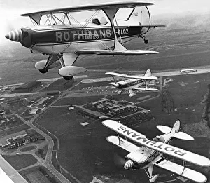 Pitts S2A biplane aircraft of the worlds only civilian aerobactic team
