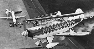 Pitts S2A biplane aircraft of the worlds only civilian aerobactic team