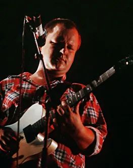 Rock Group Prints: The Pixies on stage at Reading Festival 1990 Black Francis singer guitarist