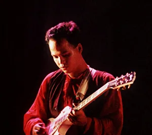 Rock Group Prints: The Pixies on stage at Reading Festival 1990 Joey Santiago guitarist