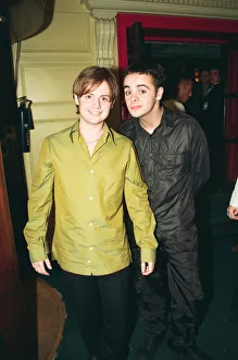 Entertainers Prints: PJ and Duncan seen at an event in London. PJ and Duncan went on to rename