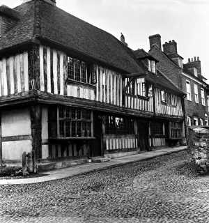 Places: England: Rye. General Street scene in and a round The Sussex town of Rye
