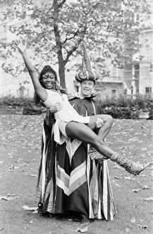 Play Away, photo-call with presenters Brian Cant and Floella Benjamin