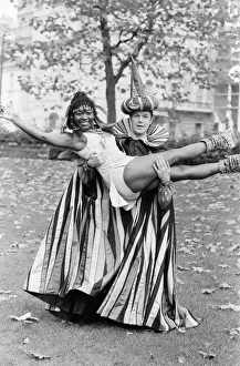 Play Away, photo-call with presenters Brian Cant and Floella Benjamin