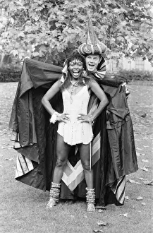 Play Away, photo-call with presenters Brian Cant and Floella Benjamin