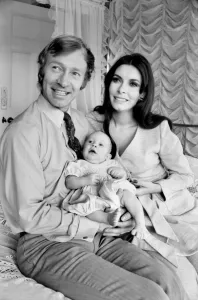 Playwright Terrence Frisby with his wife Christine and two month old baby boy Domonic