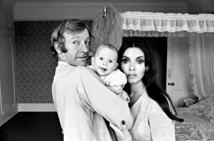 Playwright Terrence Frisby with his wife Christine and two month old baby boy Domonic