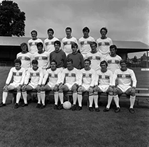 The Plymouth Argyle Football team August 1969 Back row l-r Johnny More