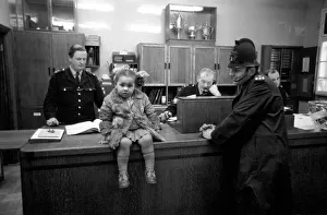 Lost Prints: Police and Children. The scene is set in the enquiry office of Bishopsgate Police Station