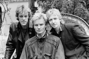 The Police - pictured in London, during their promotional tour to launch their new