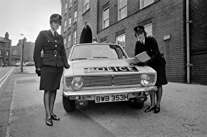 Policewomen Hazel Layne and Dorothy Elliott climbed into a 100mph police car to become