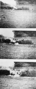 01452 Prints: Polish pilot attacks train from low level in northern France. October 7th 1942