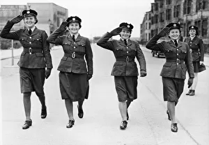 Air Force Prints: Six hundred Polish women have arrived in this country after having escaped from Poland to